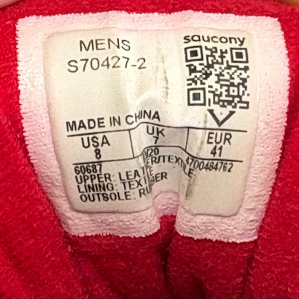 Saucony Jazz Low Pro Mens 8 Blue Red White USA Flag‎ Running Shoes Sneakers